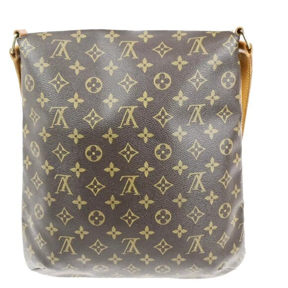 LOUIS VUITTON Musette Shoulder Bag Monogram Leather Brown France - Picture 3 of 14
